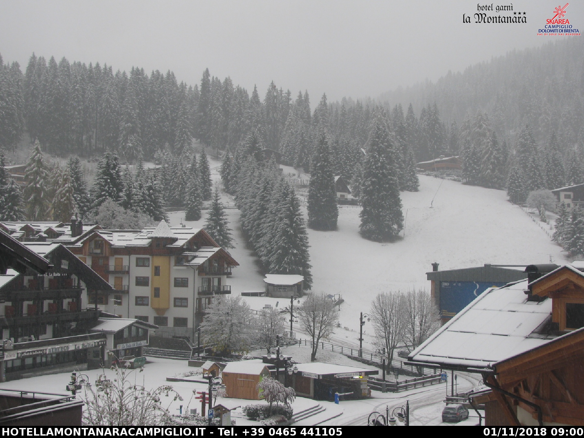 orima neve a Campiglio
