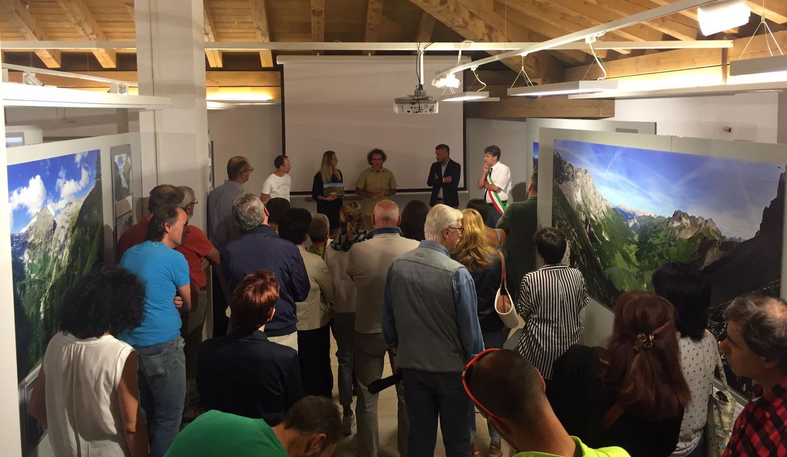 11072018 - Linaugurazione della mostra Geological Landscape - Carisolo