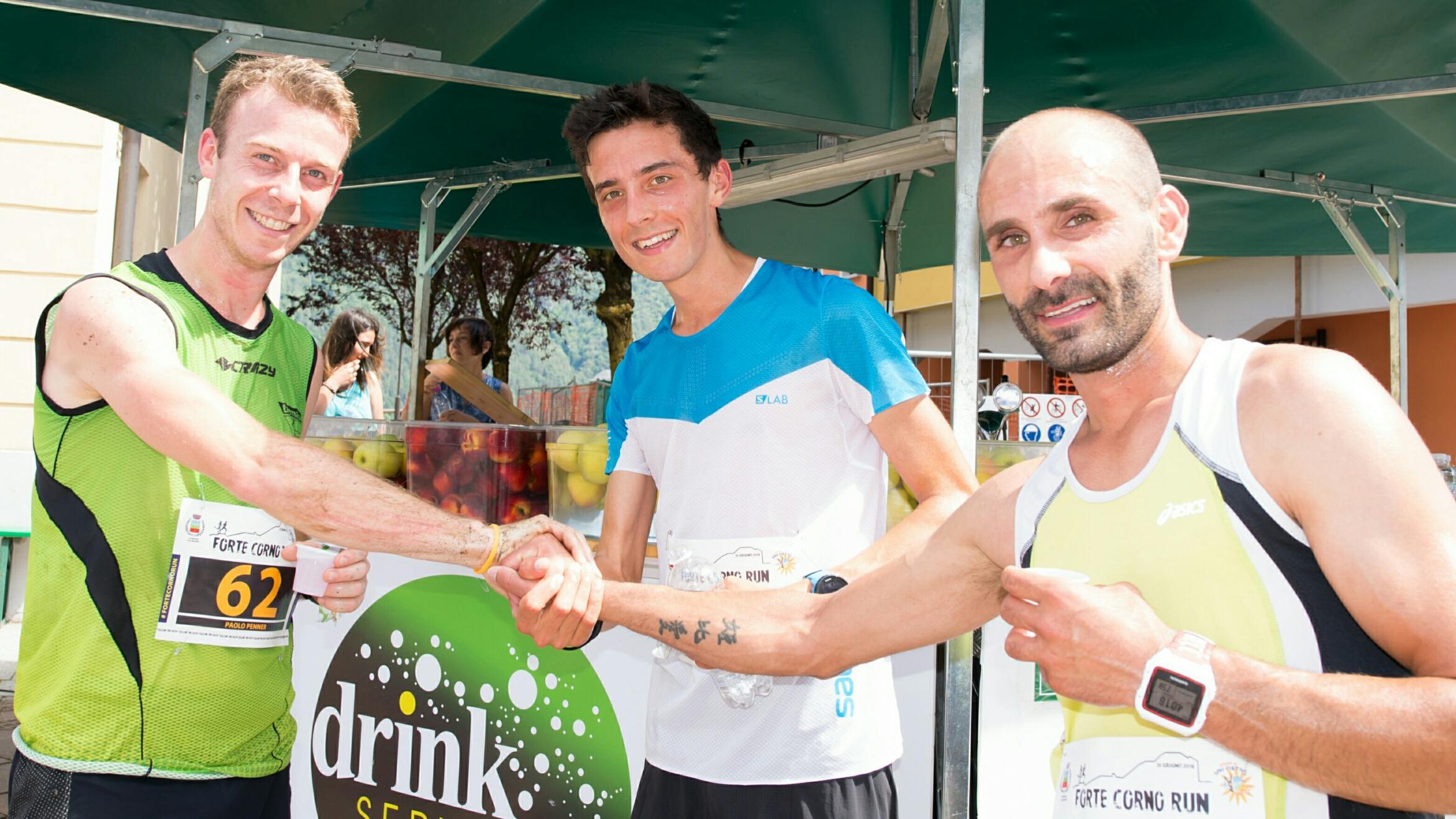 I tre protagonisti Paolo Penner Alberto Vender e Davide Danesi.