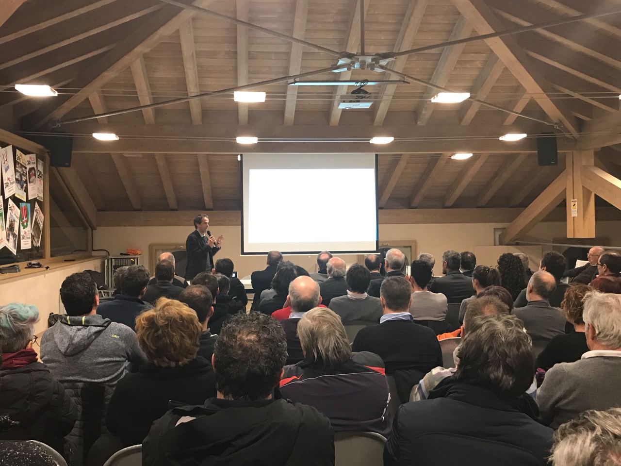 La serata sul metano a Pinzolo