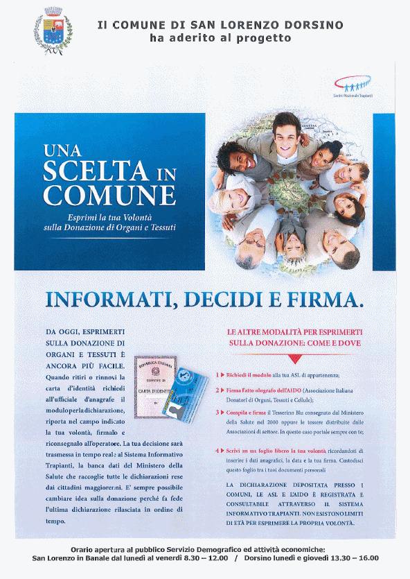 una scelta in comune