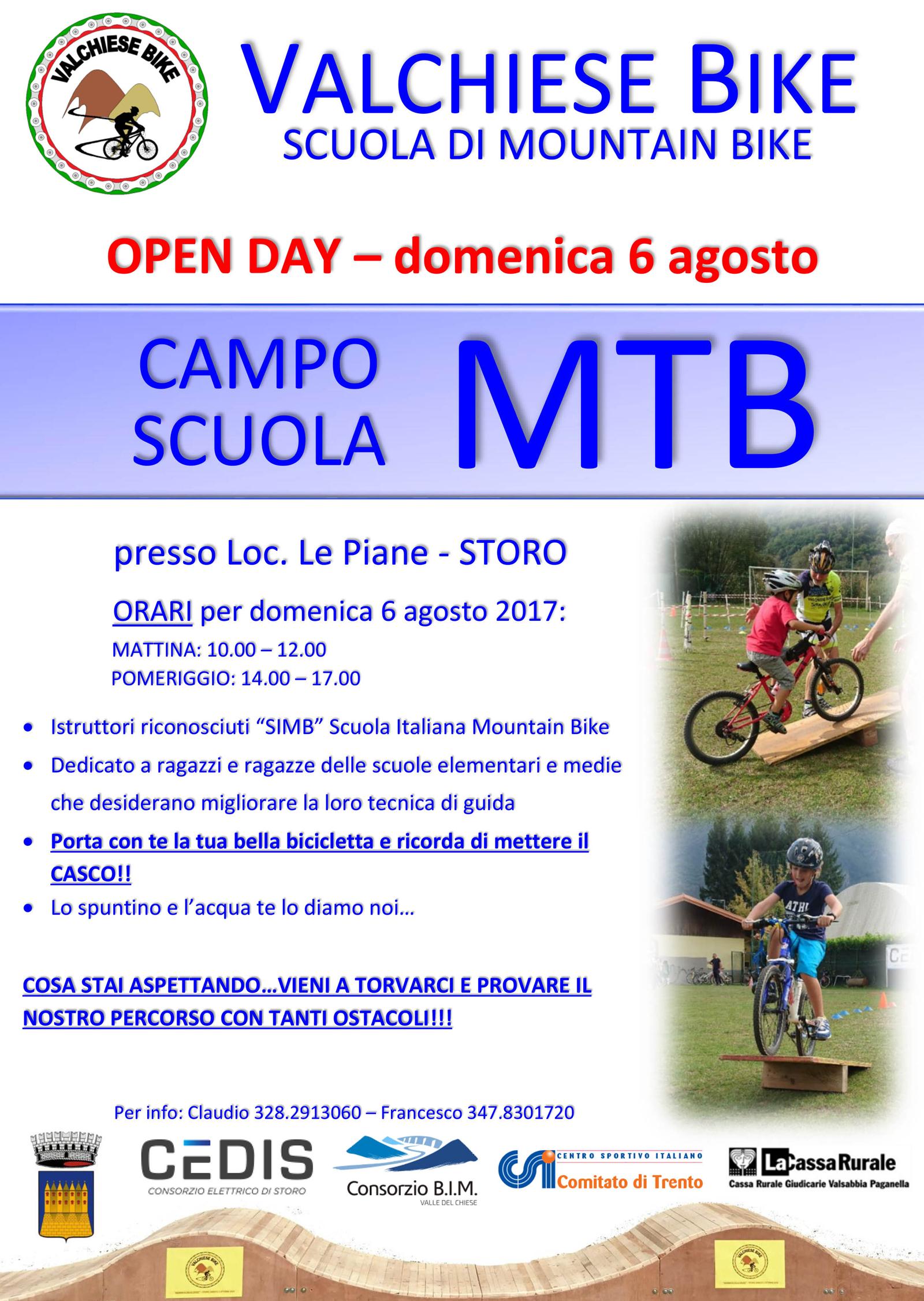 Progetto open day  mtb 1