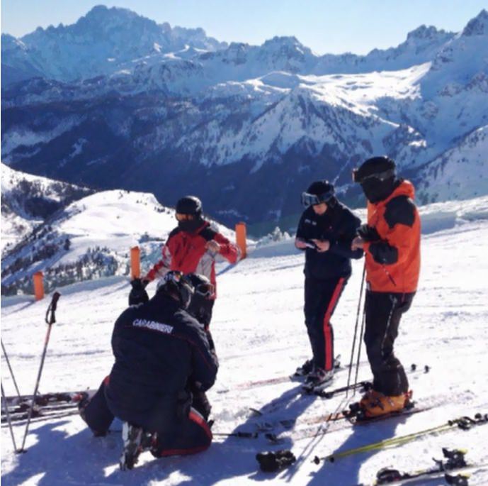 carabinieri-sci-piste-Trento