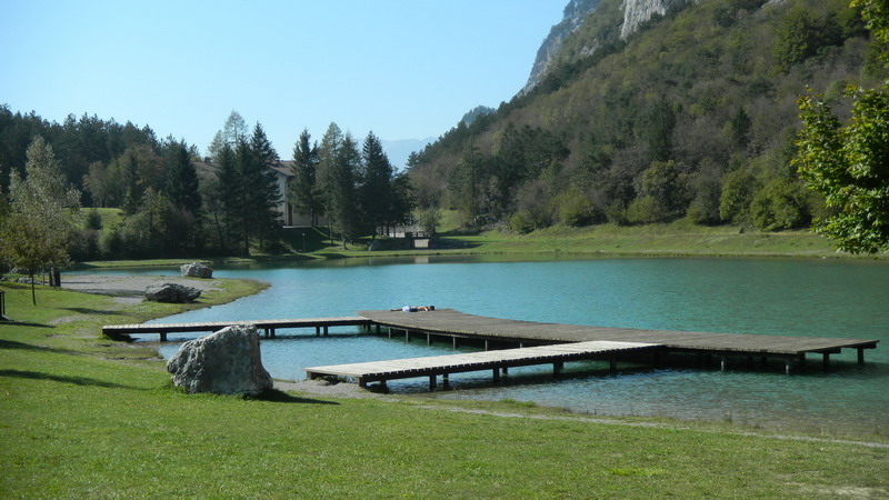il lago di Nembia quest'estate