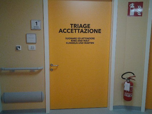 Pronto soccorso Tione - Triage Pronto soccorso Tione - Triage