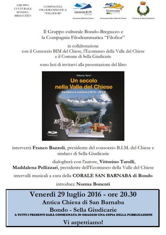 Un secolo nella valle del Chiese Un secolo nella valle del Chiese b