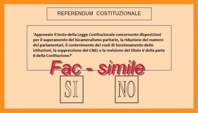 Referendum Costituzionale, la grande bugia