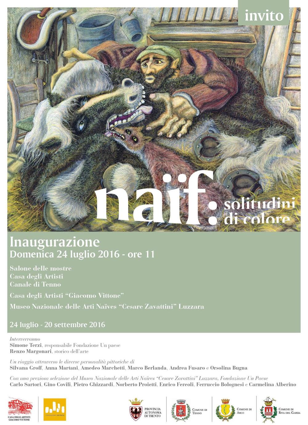 A Canale di Tenno Naif solitudini di colore