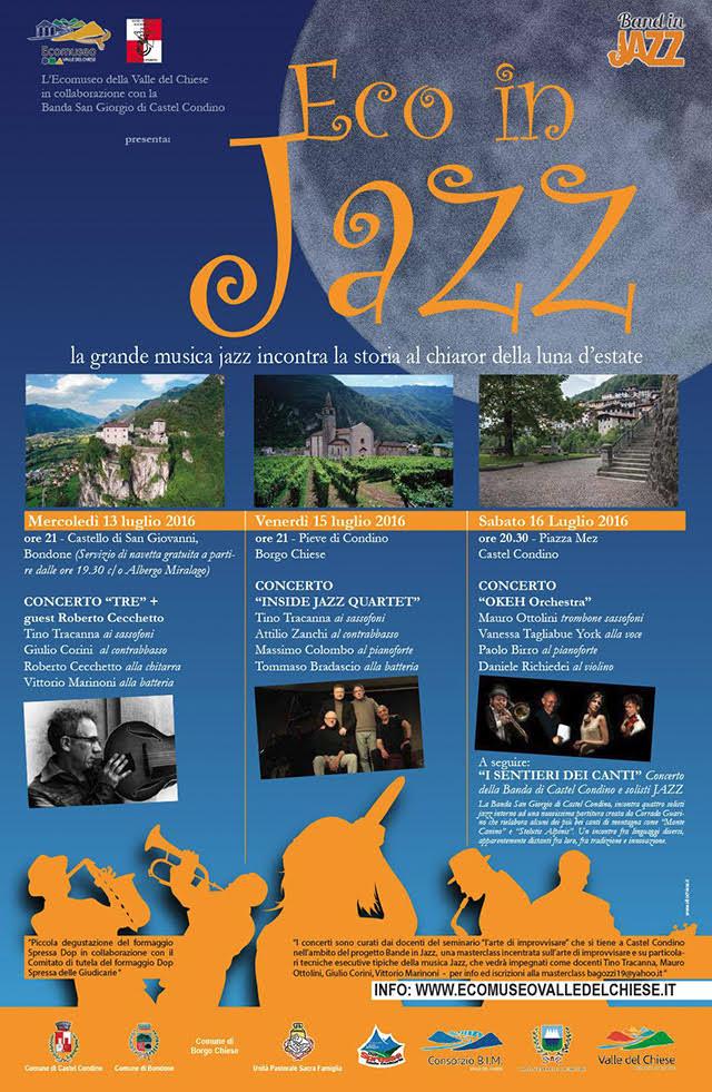 Condino Locandina concerti Band in Jazz