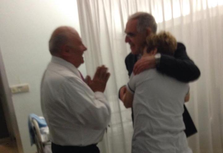 don LAuro in ospedale