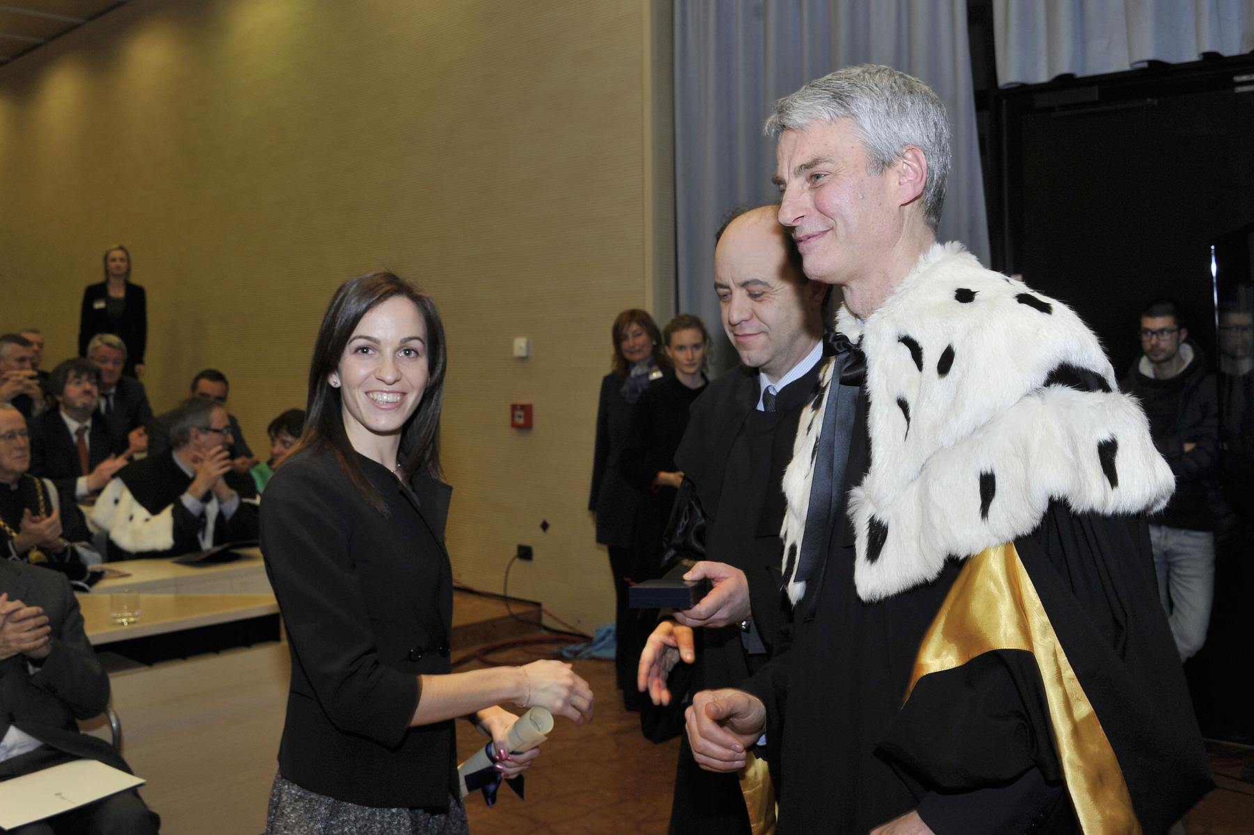 Ghidini Francesca premiata allUniversità di Trento