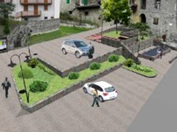 piazza centrale tione rendering 2