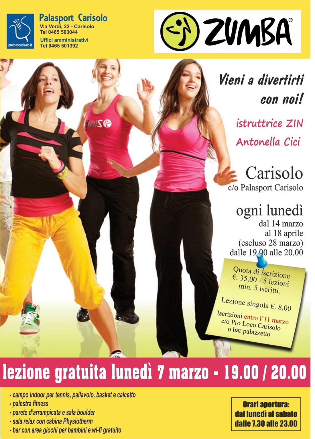 zumba marzo