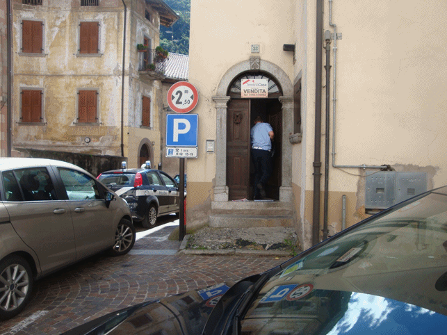 Condino abitazione dove è avvenuta la lite