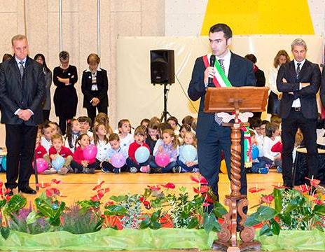 Matteo Leonardi - inaugurazione scuola campiglio -