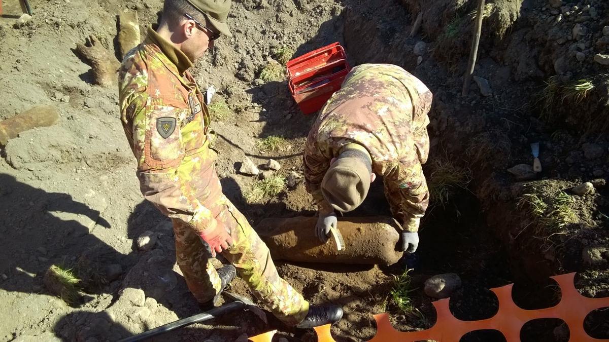 artificieri in azione