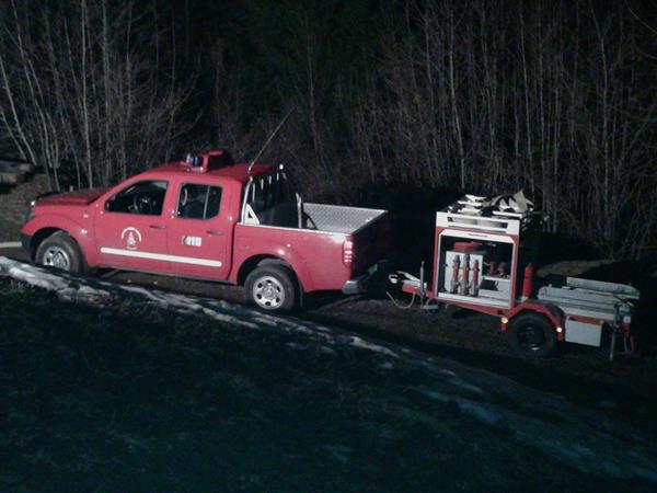 Bondo vigili del fuoco al lavoro 
