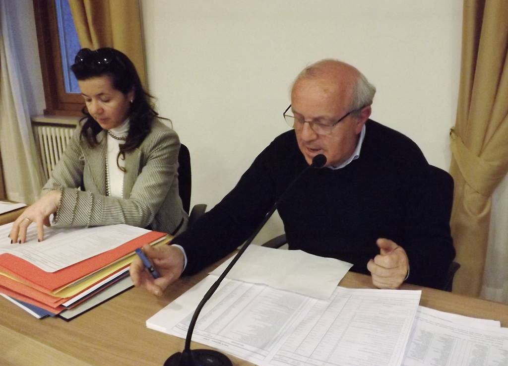 Il presidente Gianfranco Pederzolli Bime del Sarca