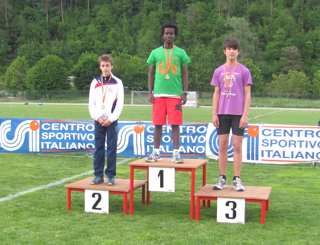 SENTAYUJORDAN campionato provinciale atletica leggera Tione