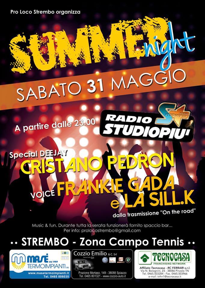 a strembo sabato 31 maggio
