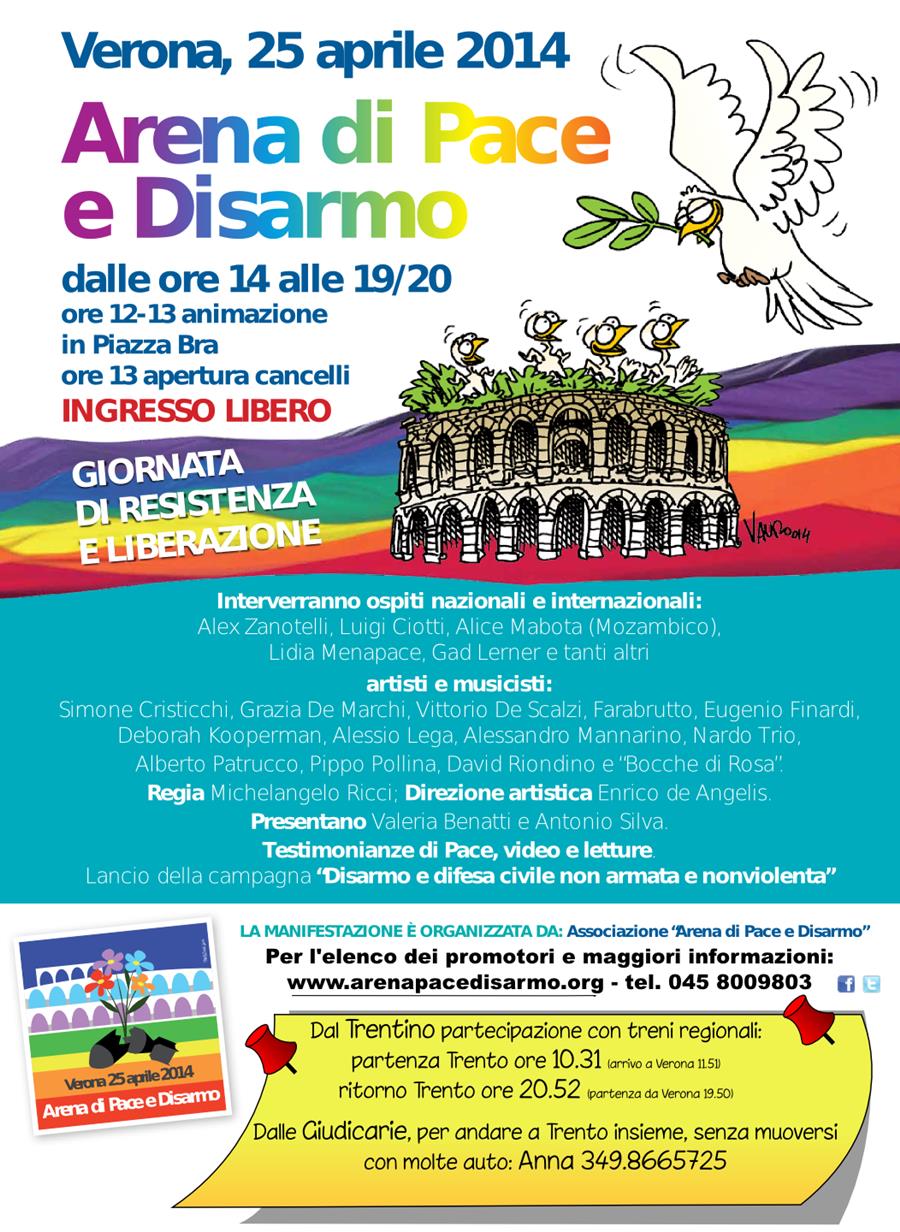 arena di pace e disarmo 25 aprile