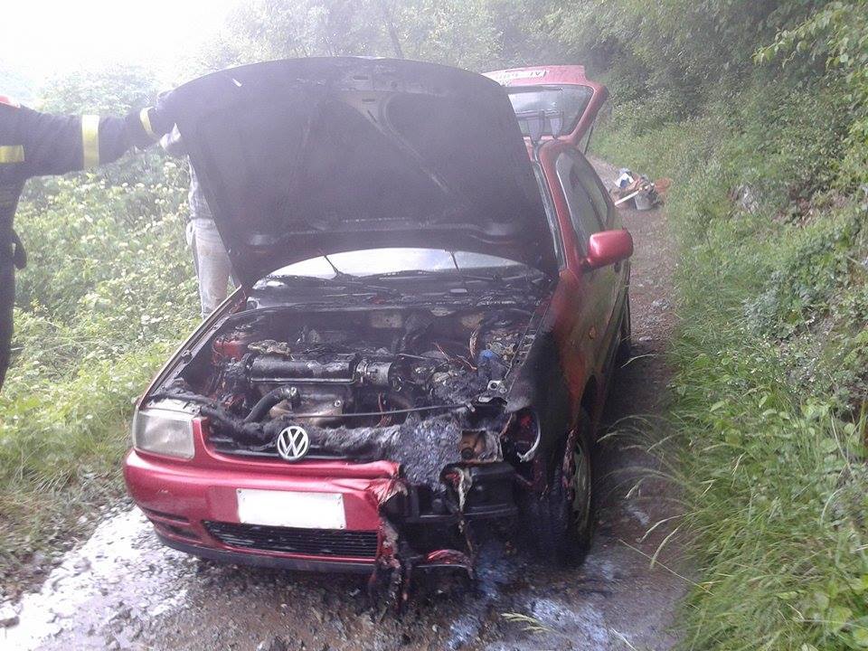 incendio autovettura 2 roncone forte corno