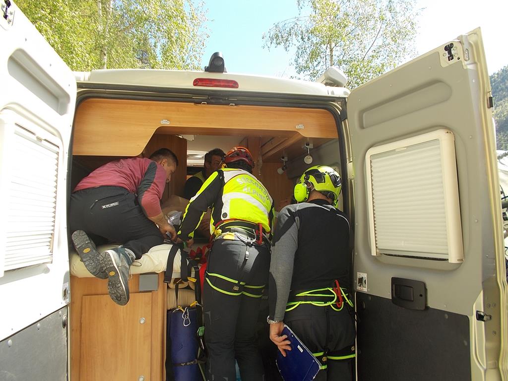 incidente a Ragoli soccorsi