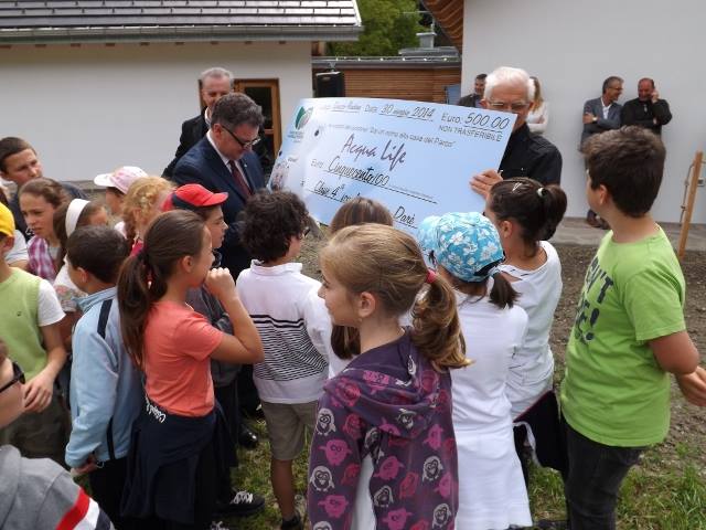 la premiazione della scuola vincitrice del concorso