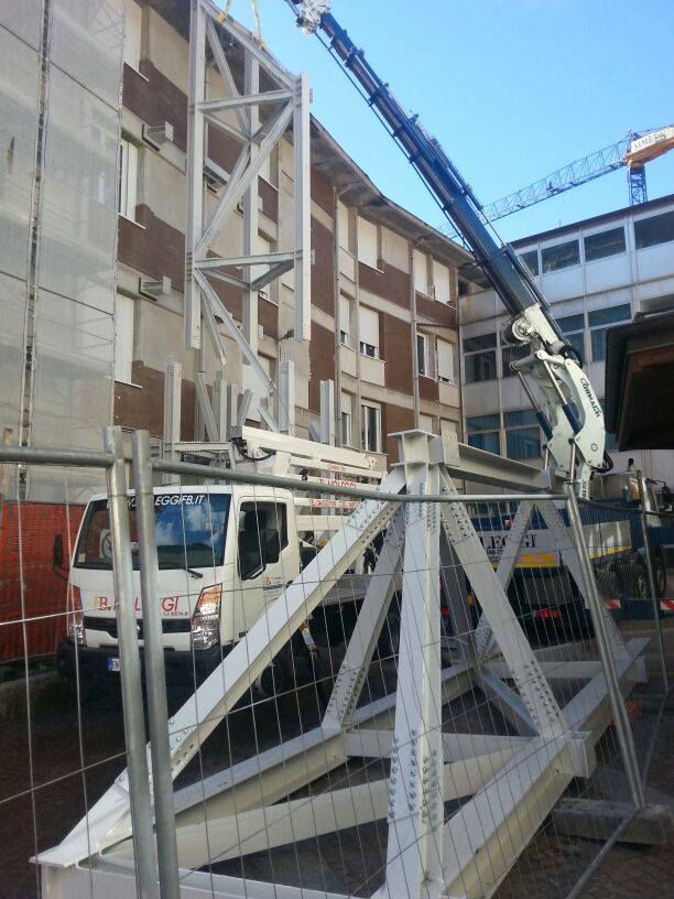 ospedale di Tione lavori ala nord