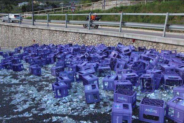 perdita di carico camion che trasportava Surgiva