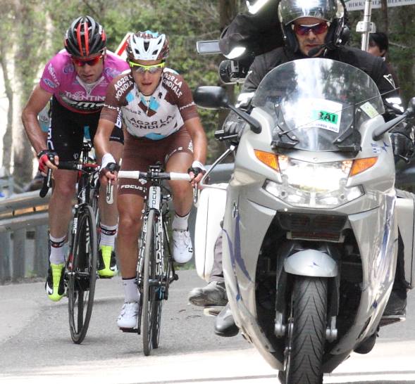 pozzovivo e evans ai 400 metri foto ernesto buganza