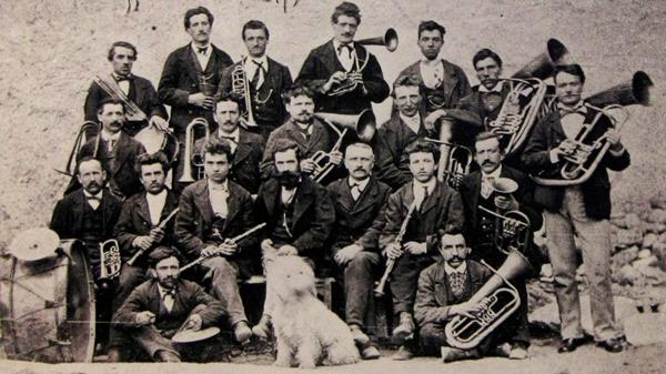 prima fotografia della Banda di Condino 1881