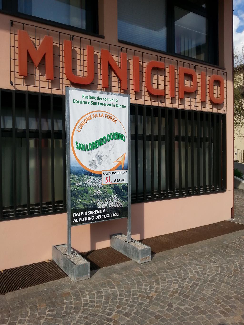 referendum unione San Lorenzo - dorsino