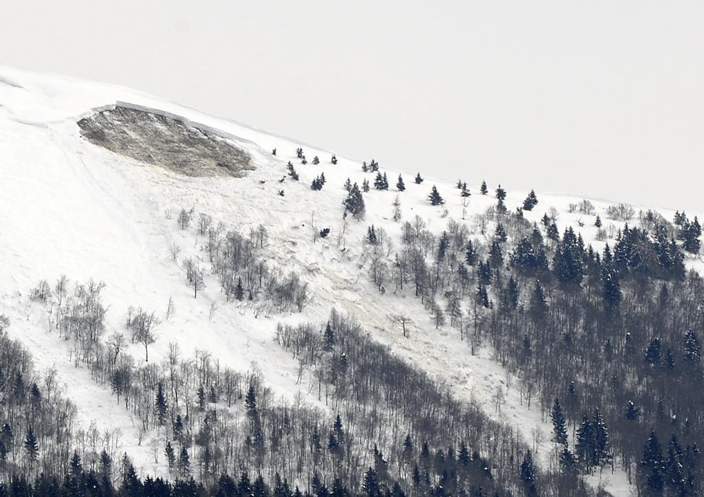 valanga sulla cima foto Fox