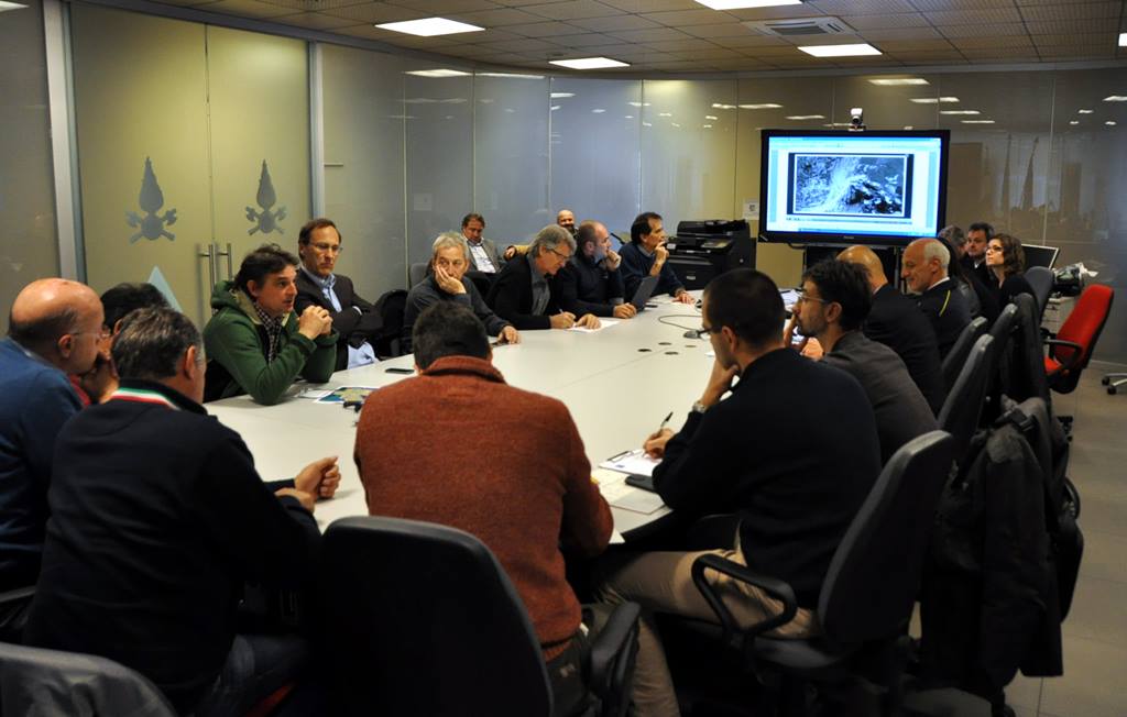 emergenza meteo riunione protezione civile trentino