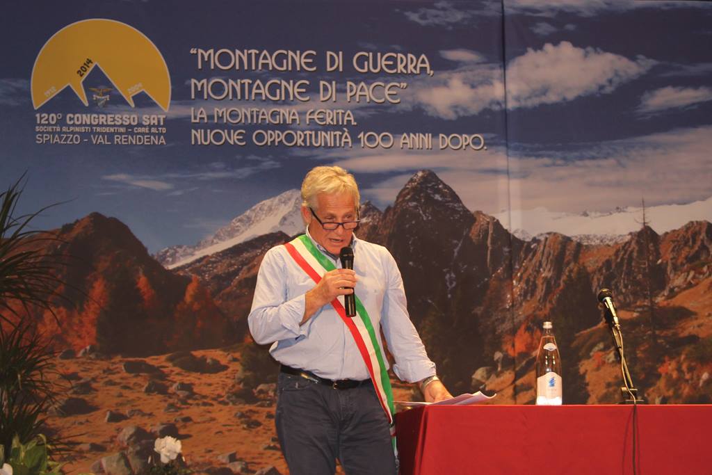 Il sindaco di Spiazzo Michele Ongari