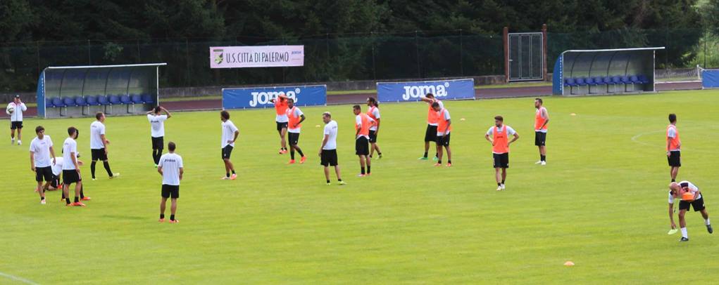 Storo primo allenamento del Palermo
