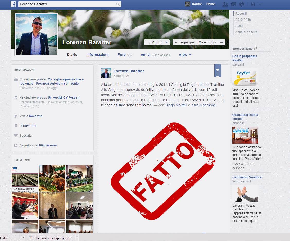 baratter fatto vitali
