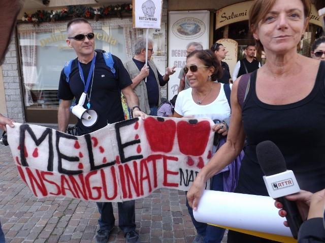 manifestazione giustizia pewr daniza pinzolo