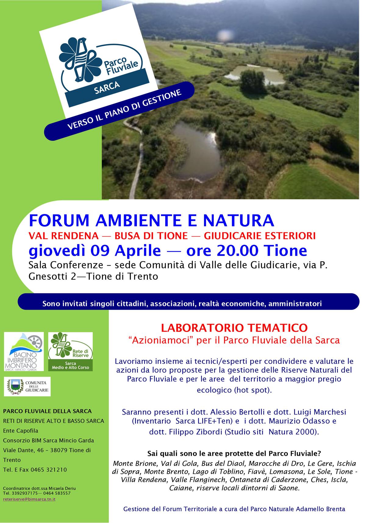 Bim del Sarca FORUM ambiente natura 09.04.15 TIONE 1