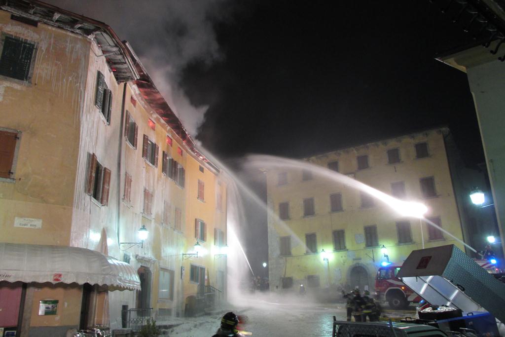 incendio a Tione Brevine 2015