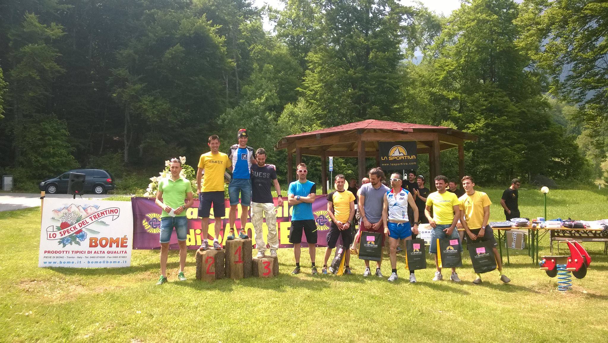 il podio maschile