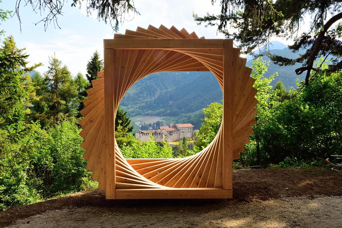 scultura simbolo di boscoartestenico - Stenico