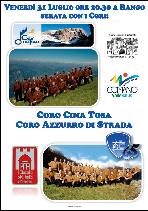 A Rango il Coro Azzurro e il Coro Cima Tosa
