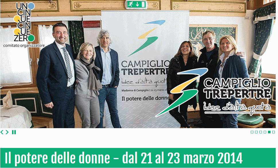 campiglio Trepertre - comitato 1550 MArgherita Cogo Walter Vidi e Anita Binelli copn assessore Dallapiccola William Bonomi Maria Latella
