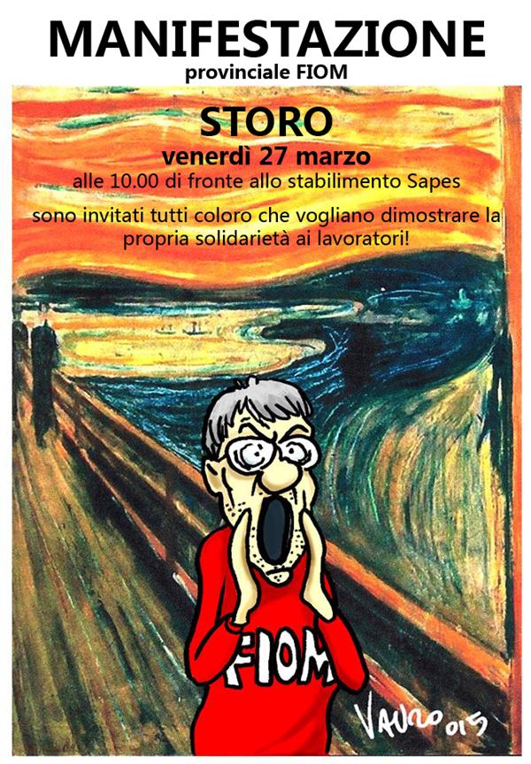 manifesto fiom  storo