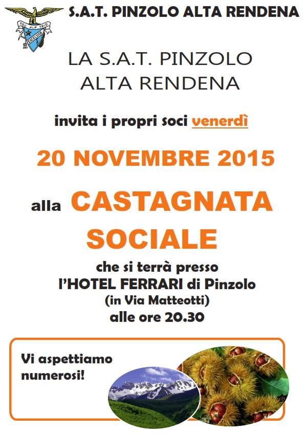 castagnata sat Pinzolo