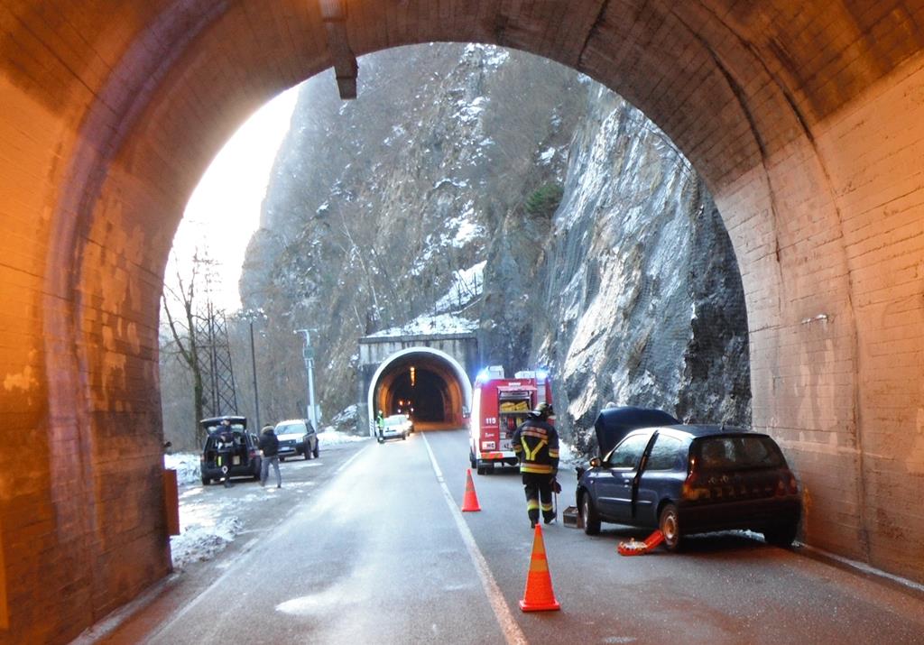 gallerie ponte Pià troppo spesso teatro di incidenti stradali