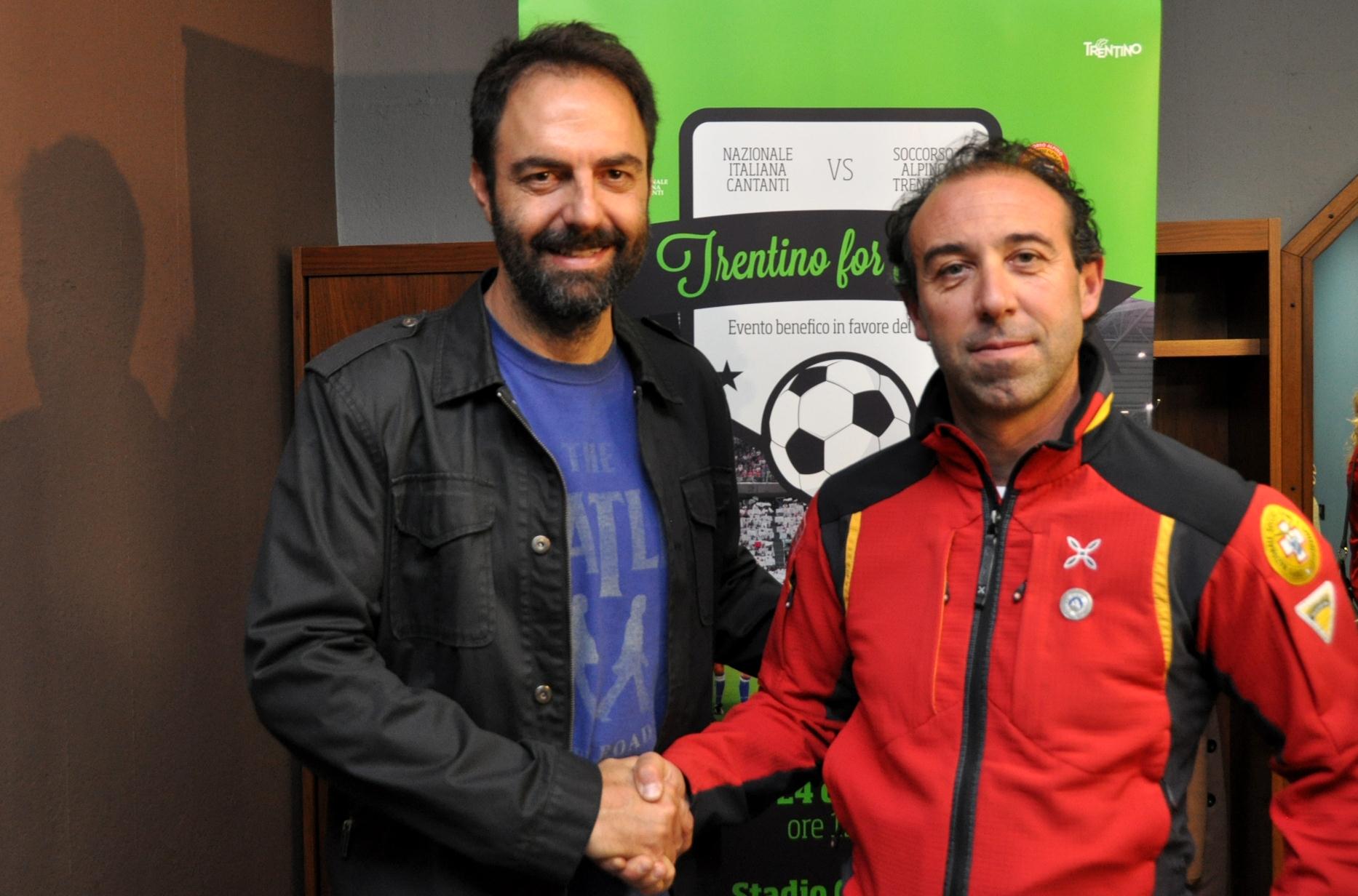 Neri MArcorè con Adriano Alimonta ottobre 2015