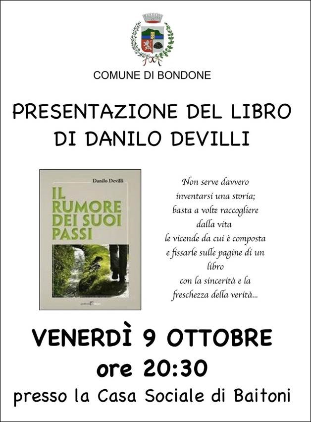 Presentazione libro Devilli a Baitoni